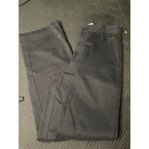 Aritzia Sunday Best Black High Waisted Straight Leg Cotton Pants Size 0